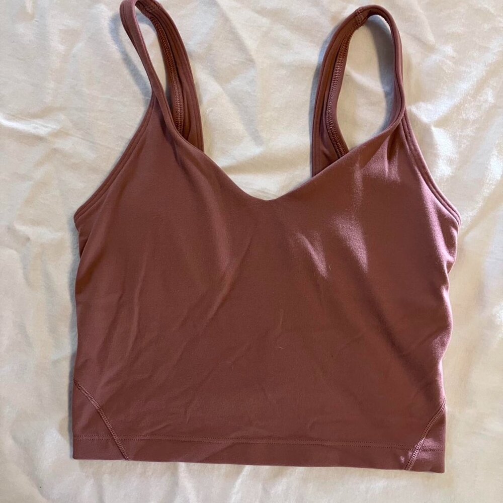 Lululemon Size 0 ancient copper Align tank top